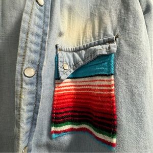 RESERVED - Free People x Artisan de Luxe Jacket Womens Multi Mexican Blanket